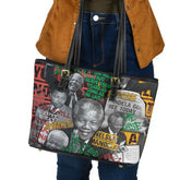 Nelson Mandela Leather Tote Bag